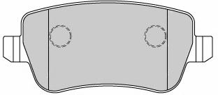 Комплект тормозных колодок, дисковый тормоз NECTO FD7192A
