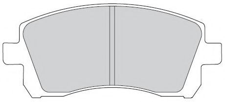 Комплект тормозных колодок, дисковый тормоз NECTO FD7218A