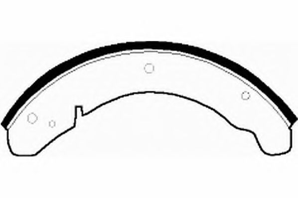 Комплект тормозных колодок NECTO N1384