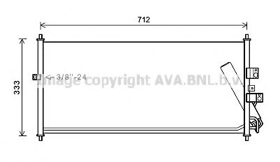 Конденсатор, кондиционер AVA QUALITY COOLING DN5277D