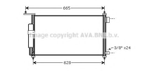 Конденсатор, кондиционер AVA QUALITY COOLING DNA5332D