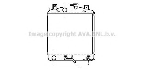 Радиатор, охлаждение двигателя AVA QUALITY COOLING DU2011
