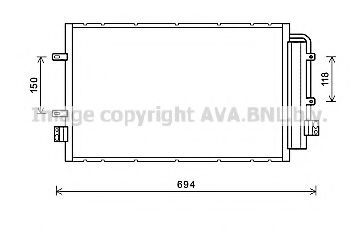 Конденсатор, кондиционер AVA QUALITY COOLING IV5127D