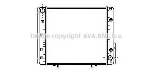 Радиатор, охлаждение двигателя AVA QUALITY COOLING MSA2065