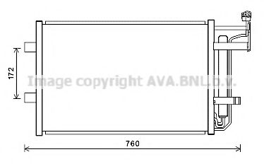 Конденсатор, кондиционер AVA QUALITY COOLING MZ5252D