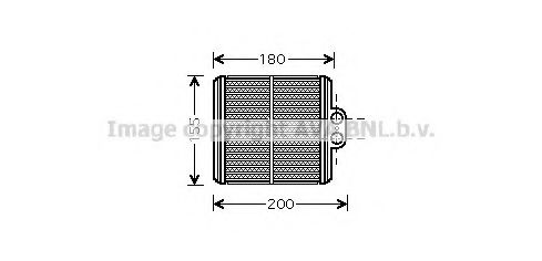 Теплообменник, отопление салона AVA QUALITY COOLING SZ6093