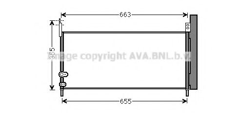Конденсатор, кондиционер AVA QUALITY COOLING TO5576D
