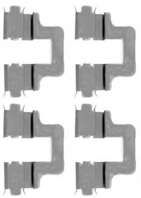 Комплектующие, колодки дискового тормоза MGA A229