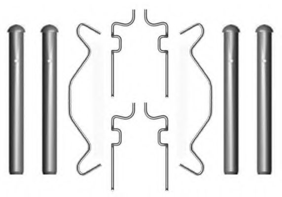 Комплектующие, колодки дискового тормоза MGA A256