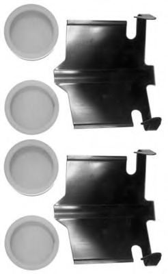 Комплектующие, колодки дискового тормоза MGA A52