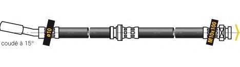 Тормозной шланг MGA F5360