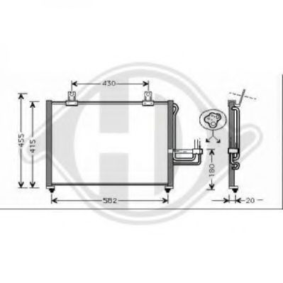 Конденсатор, кондиционер DIEDERICHS 8653500