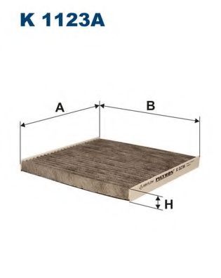 Фильтр, воздух во внутренном пространстве FILTRON K1123A