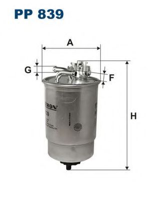 Топливный фильтр FILTRON PP839