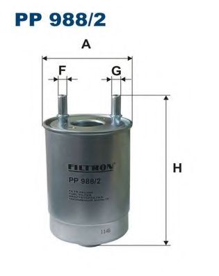 Топливный фильтр FILTRON PP988/2