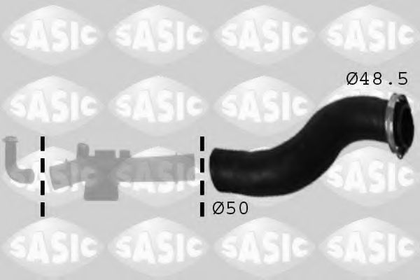 Трубка нагнетаемого воздуха SASIC 3334009