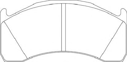 Комплект тормозных колодок, дисковый тормоз BERAL 29137