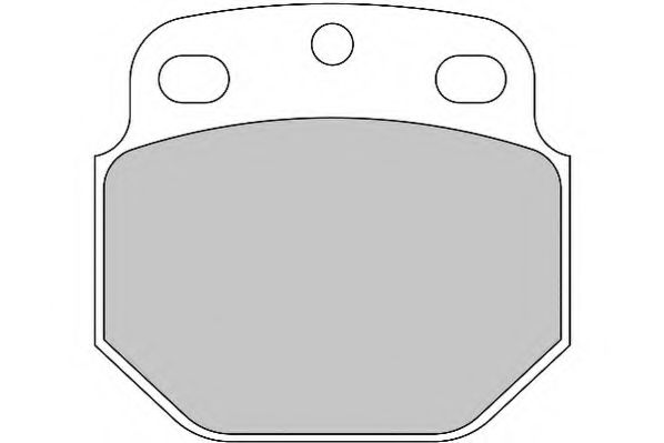 Комплект тормозных колодок, дисковый тормоз ABEX G6753