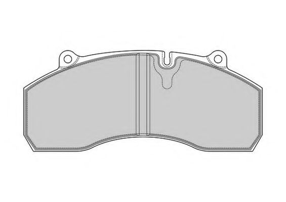 Комплект тормозных колодок, дисковый тормоз ABEX G6952