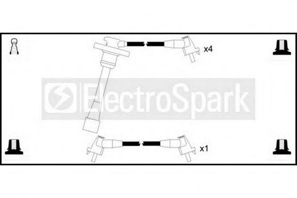Комплект проводов зажигания STANDARD OEK500