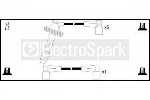 Комплект проводов зажигания STANDARD OEK445