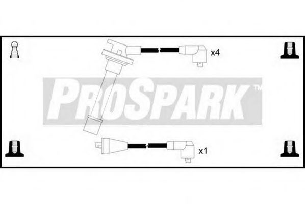 Комплект проводов зажигания INTERMOTOR 76189