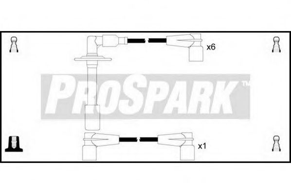 Комплект проводов зажигания STANDARD OES1196