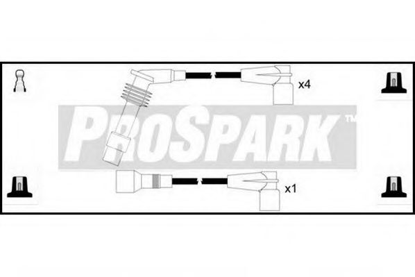 Комплект проводов зажигания INTERMOTOR 76052