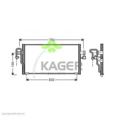 Конденсатор, кондиционер KAGER 94-5080