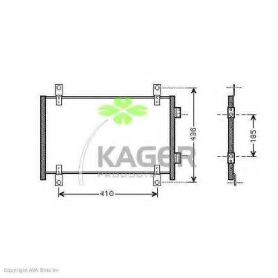 Конденсатор, кондиционер KAGER 94-5160