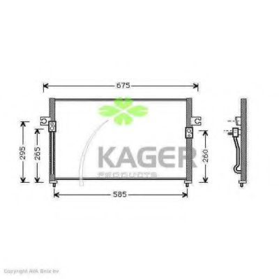Конденсатор, кондиционер KAGER 94-5174