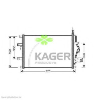 Конденсатор, кондиционер KAGER 94-5384