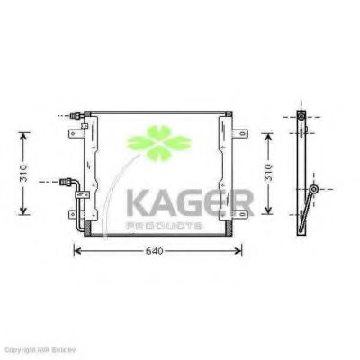 Конденсатор, кондиционер KAGER 94-6370