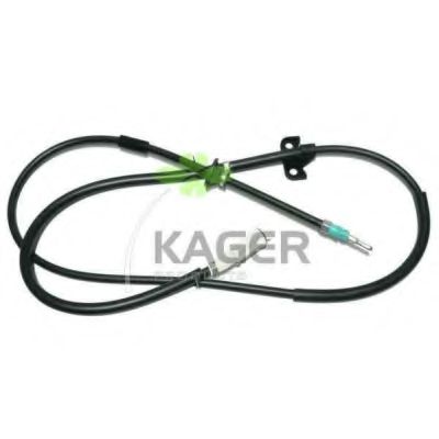 Трос, стояночная тормозная система KAGER 19-6558