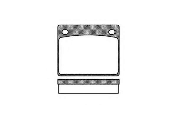 Комплект тормозных колодок, дисковый тормоз KAWE 0083 00
