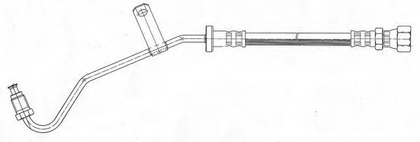 Тормозной шланг KAWE 511637