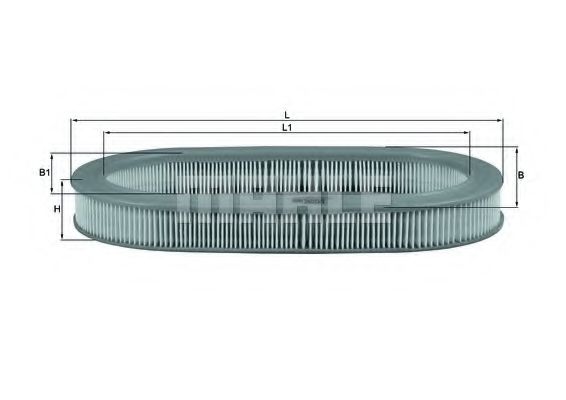 Воздушный фильтр MAHLE ORIGINAL LX 1042