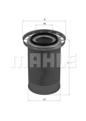 Воздушный фильтр MAHLE ORIGINAL LX 1138