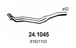 Труба выхлопного газа ASSO 241045