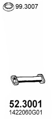 Труба выхлопного газа ASSO 523001