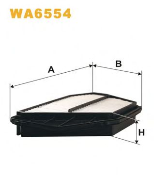 Воздушный фильтр WIX FILTERS WA6554