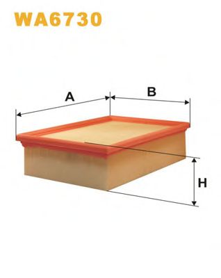 Воздушный фильтр WIX FILTERS WA6730
