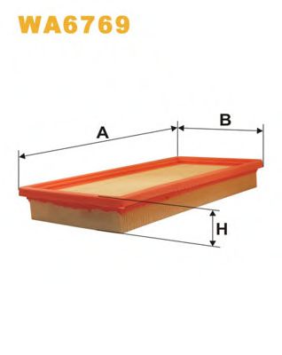 Воздушный фильтр WIX FILTERS WA6769
