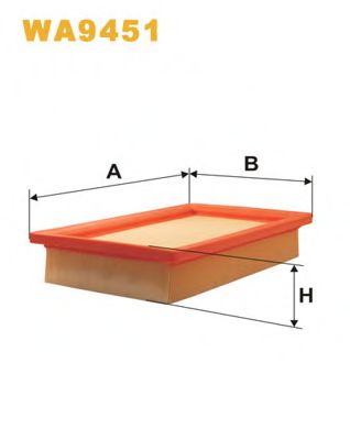 Воздушный фильтр WIX FILTERS WA9451