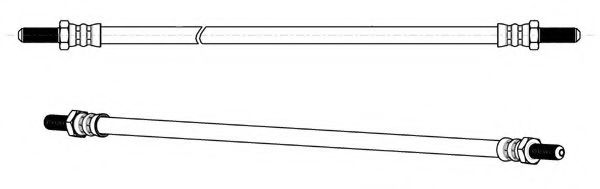 Тормозной шланг CEF 510081