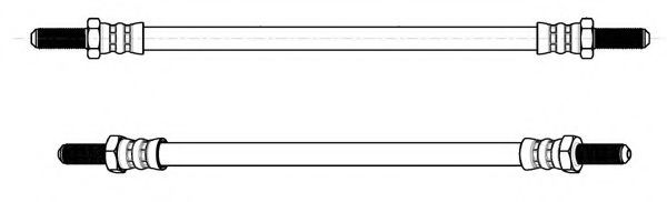 Тормозной шланг CEF 510108