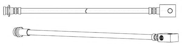 Тормозной шланг CEF 512814