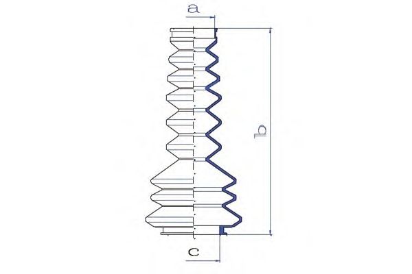 Пыльник, рулевое управление DA SILVA K5027