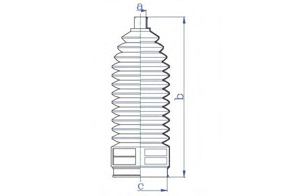 Пыльник, рулевое управление DA SILVA K5476