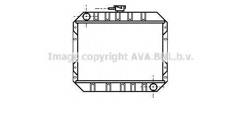 Радиатор, охлаждение двигателя PRASCO FD2002